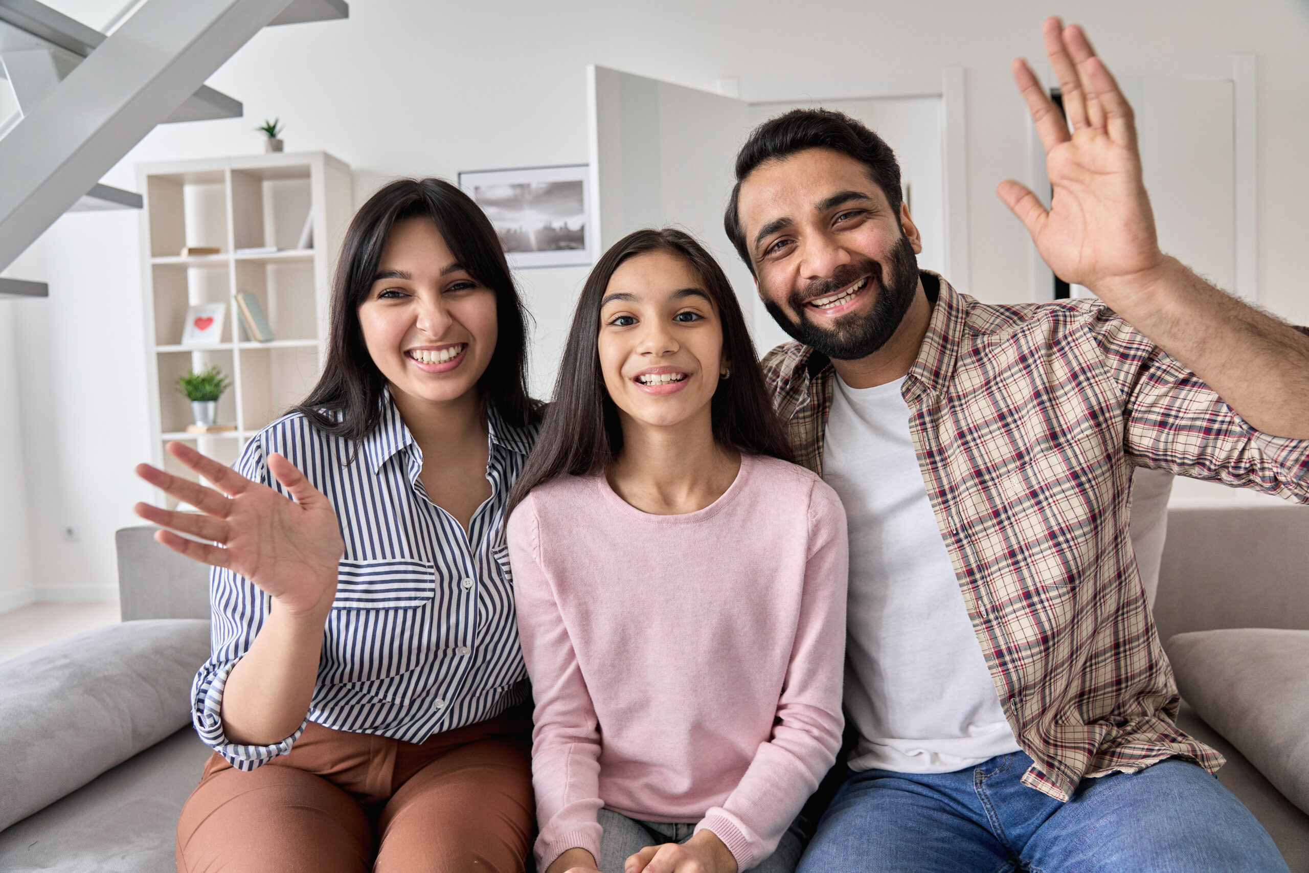 Family of three travelling to Canada